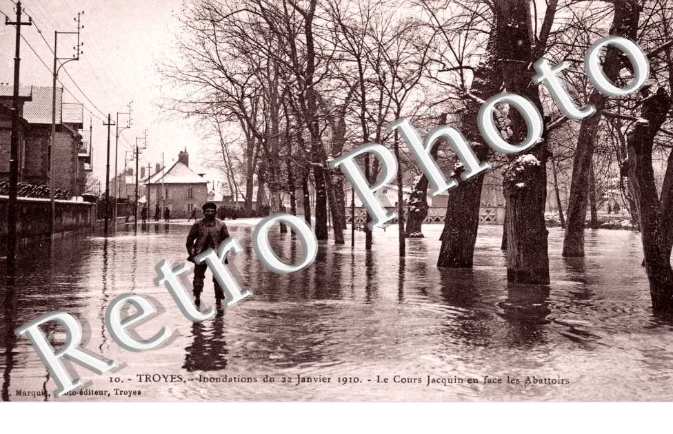 Les Inondations janvier 1910, Cours Jacquin