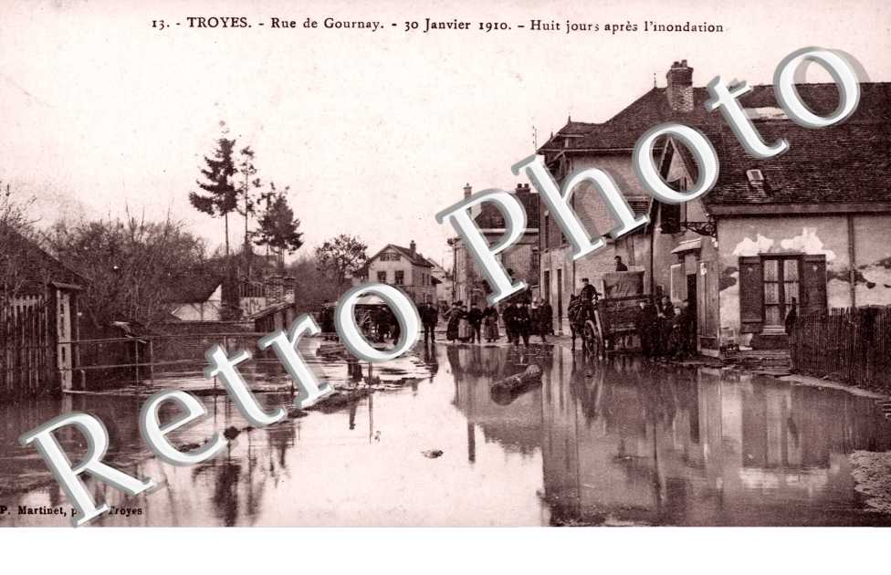 Rue de Gournay, 30 janvier 1910, Huit jours apres l'Inondation
