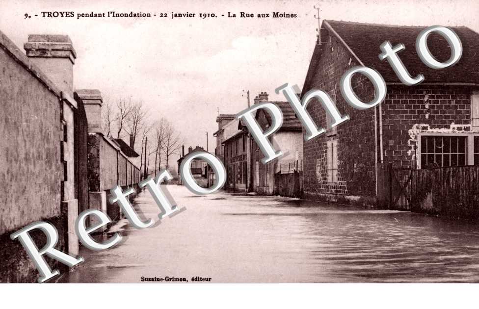 la Rue aux Moines Pendant l'Inondation du 22 janvier 1910