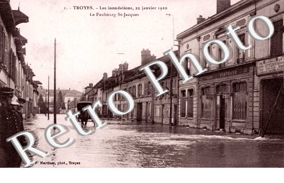 le Faubourg Saint-Jacques Pendant l'Inondation du 22 janvier 1910