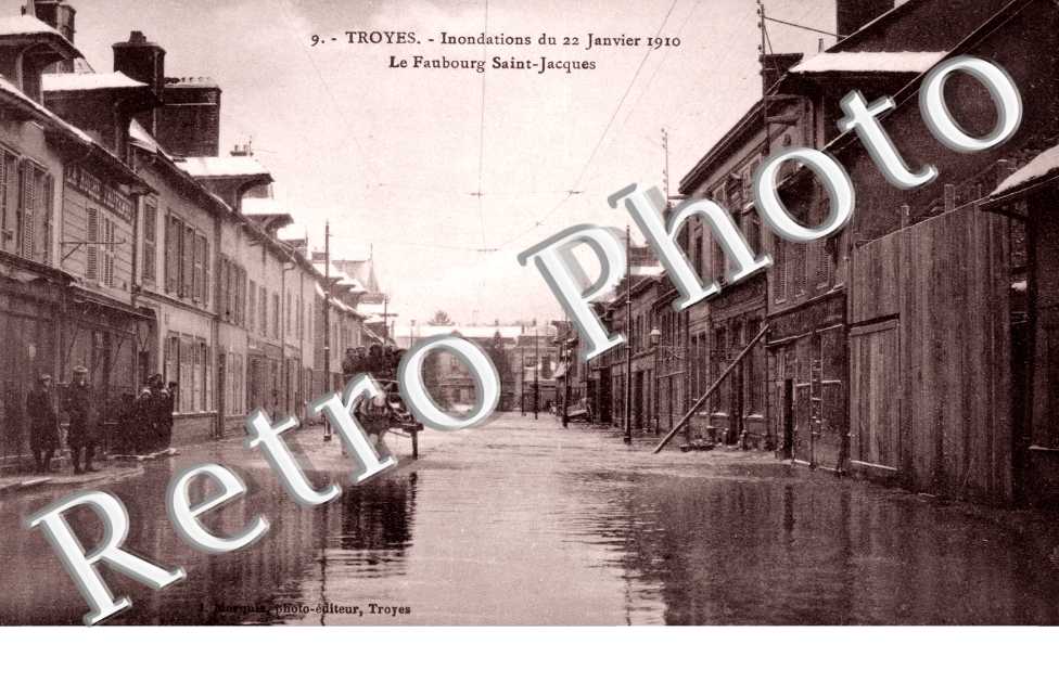 le Faubourg Saint-Jacques Pendant l'Inondation du 22 janvier 1910