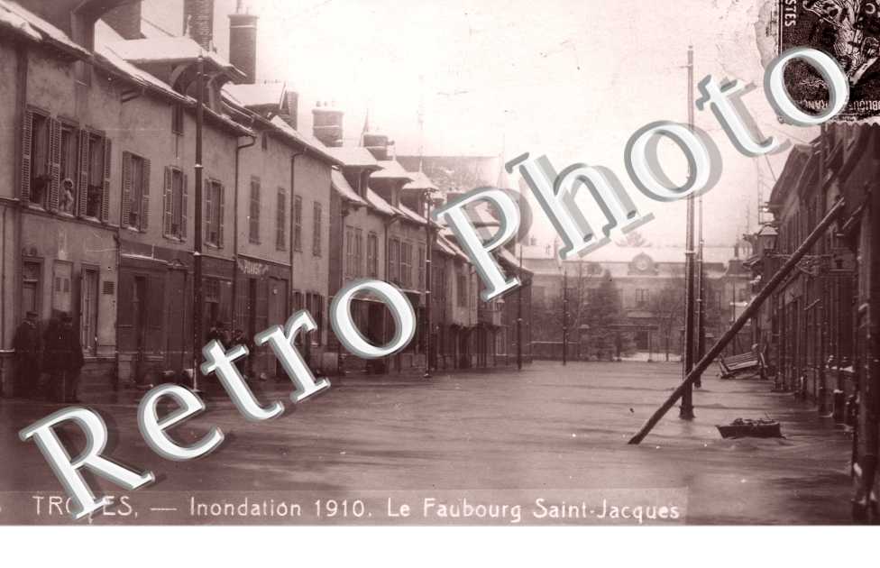 Inondation 1910, le Faubourg Saint-Jacques
