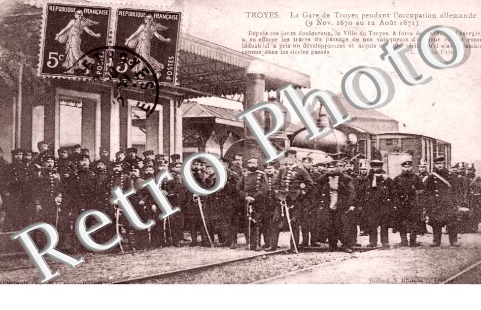 Gare de Troyes  pendant l'occupation
