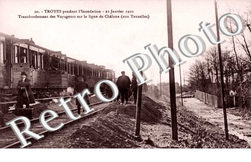 Pendant l'inondation du 22 janvier 1910