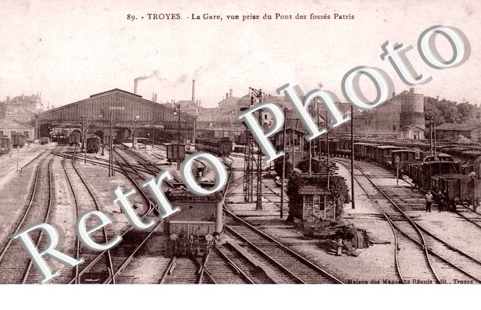 la Gare, vue prise du Pont des Fosses Patris