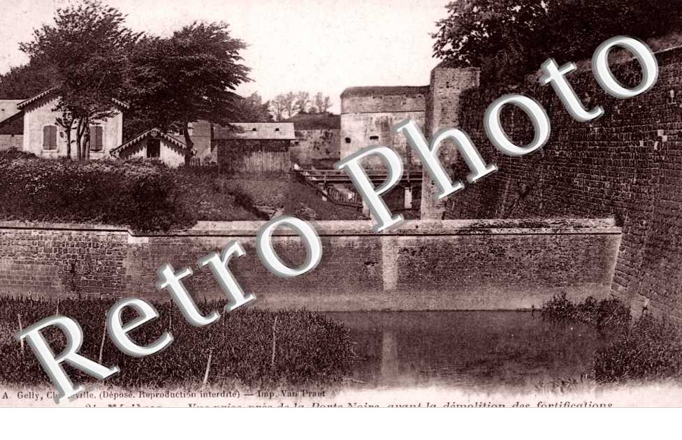 Vue pres de la Porte Noire, avant la demolition des fortifications