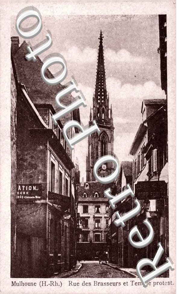 Rue des Brasseurs et Temple