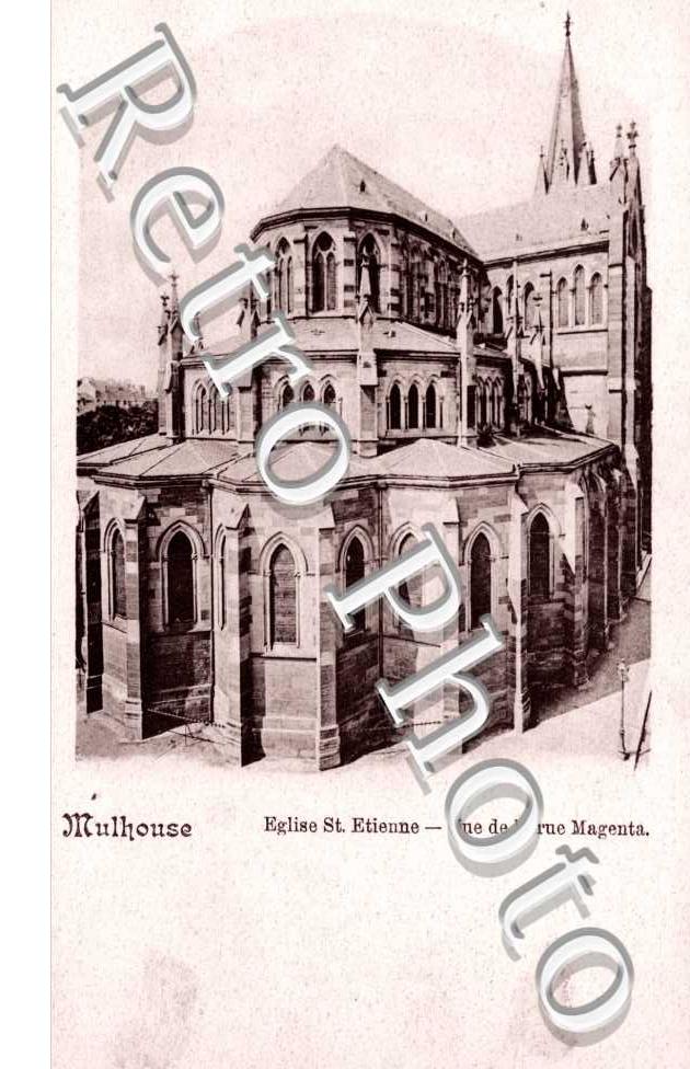 Eglise Saint Etienne - vue de la rue Magenta