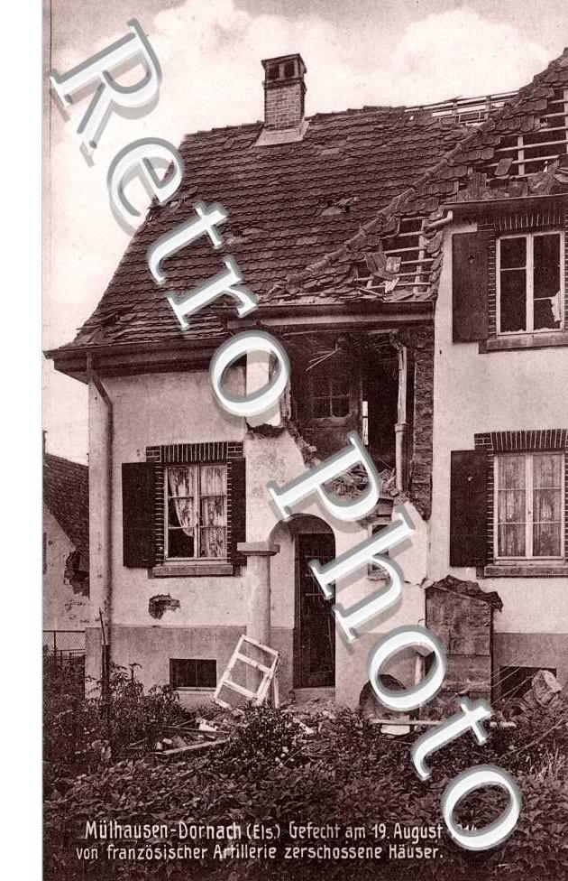 (une maison mitraillee)