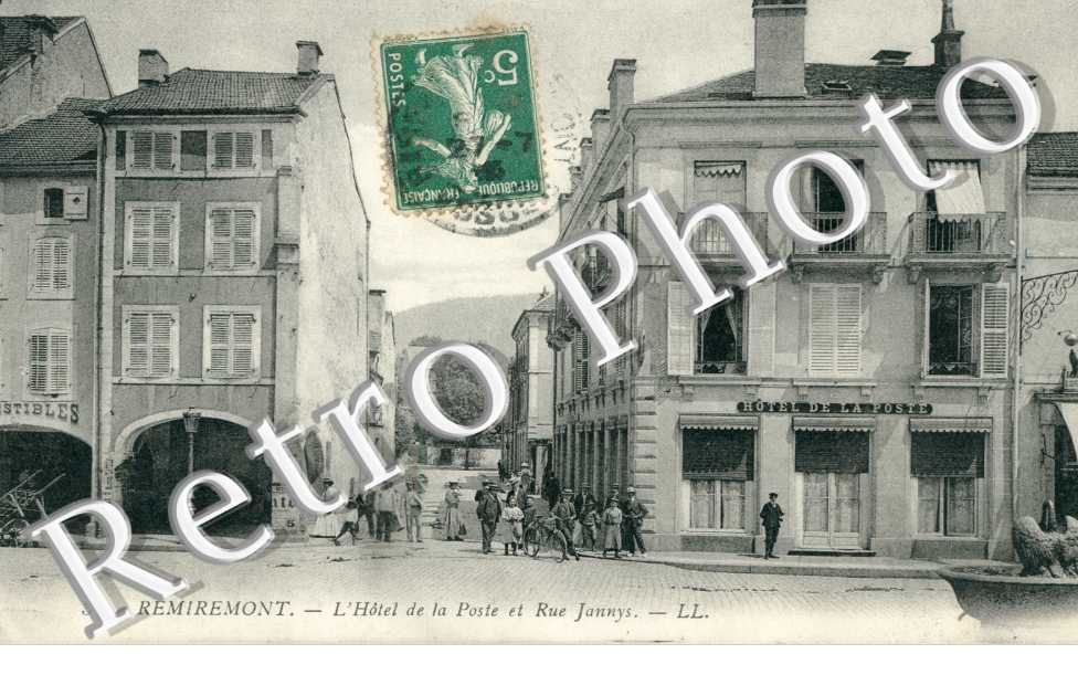 l'Hotel de la Poste et la Rue Jannys