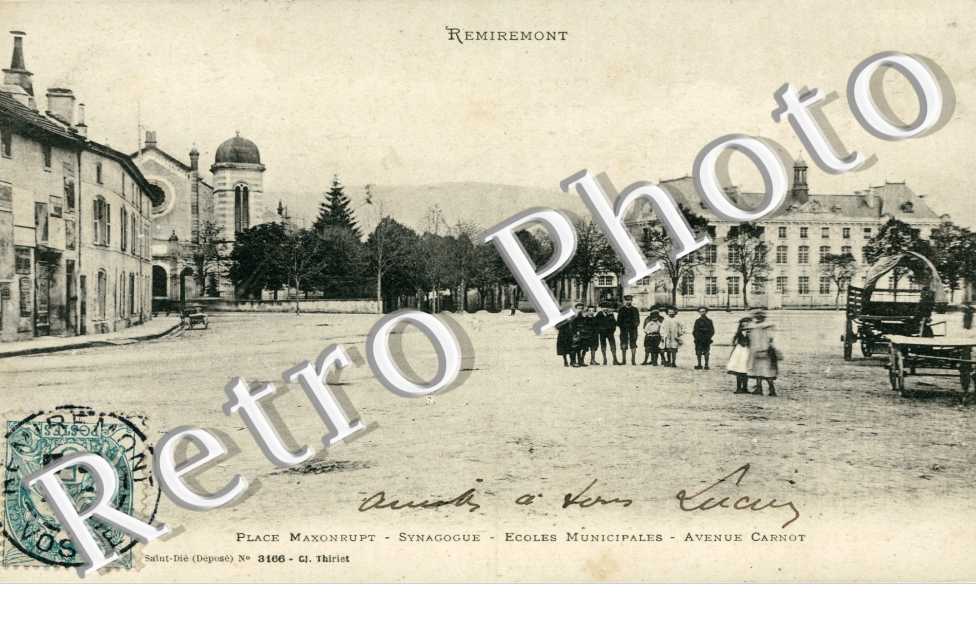 Place Maxonrupt, Synagogue, Ecoles Municipales, Avenue Carnot