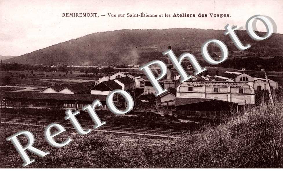 Vue sur Saint Etienne et les Ateliers des Vosges