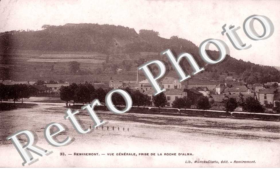 Vue generale prise de la Roche d'Alma