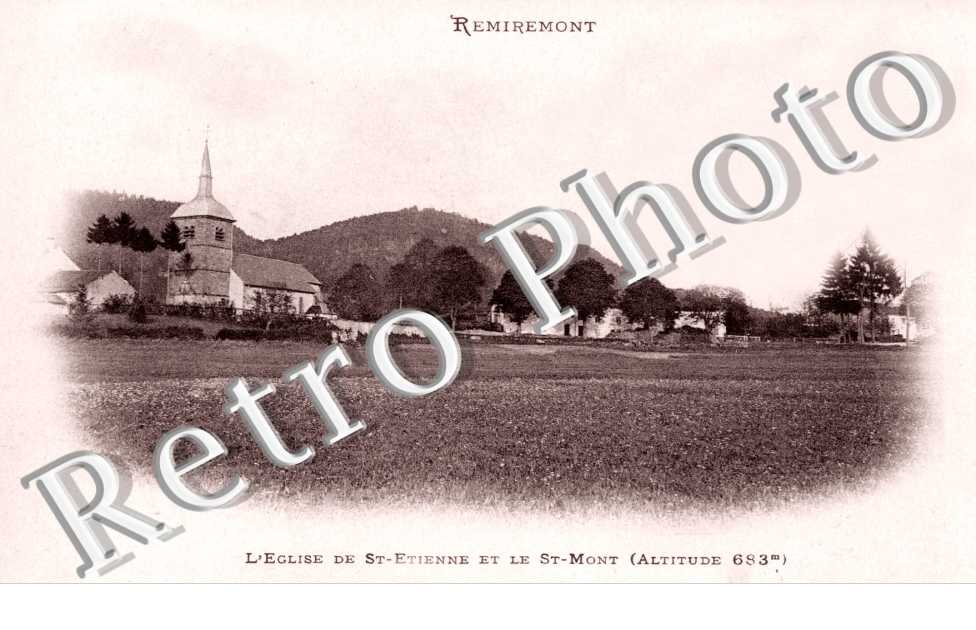 L'Eglise de Saint Etiennne et le St Mont