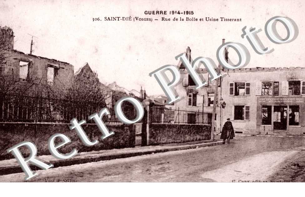 rue de la Bolle et usines Tisserant
