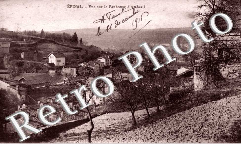 Vue sur le faubourg d'Ambrail