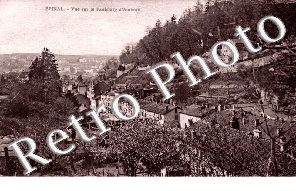 Vue sur le faubourg d'Ambrail