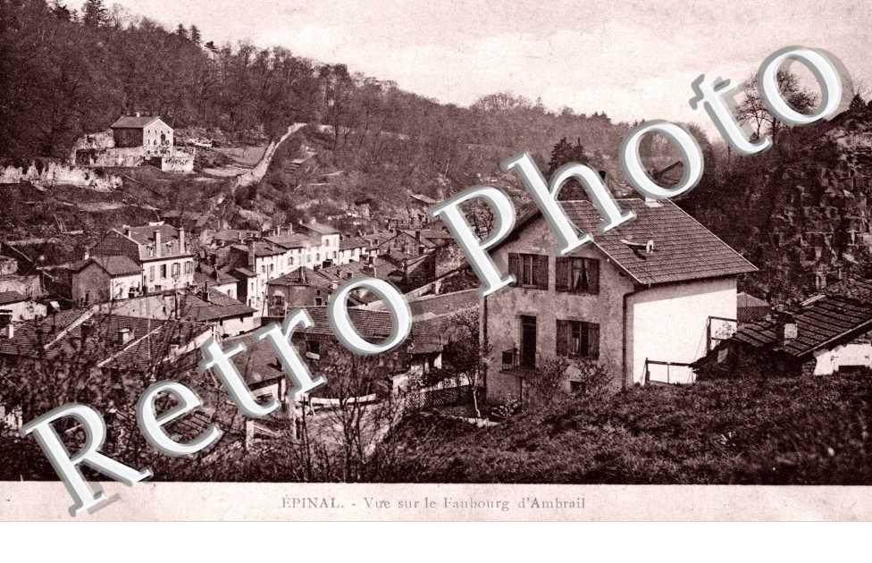 Vue sur le faubourg d'Ambrail