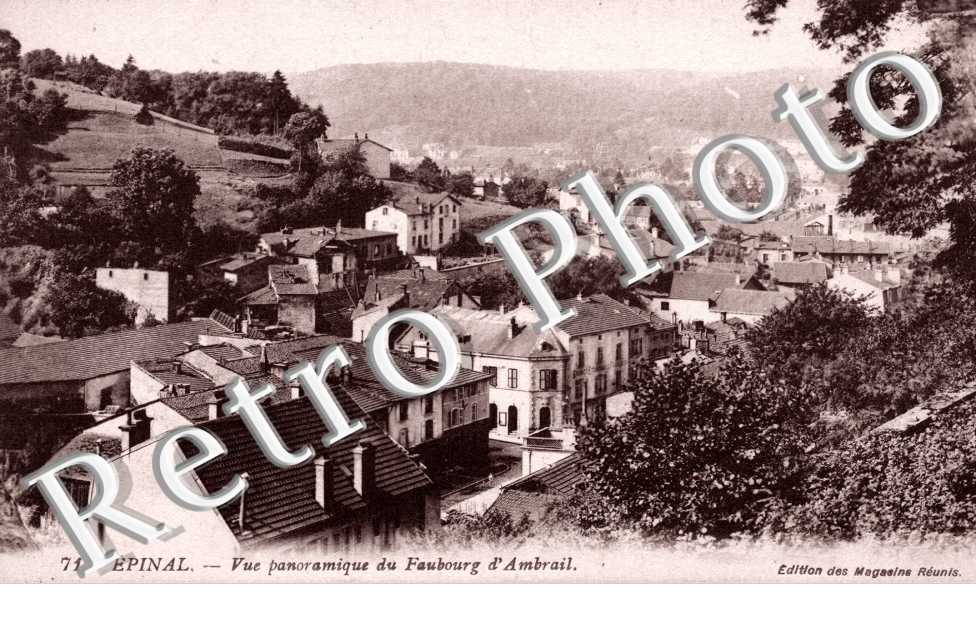 Vue Panoramique sur le faubourg d'Ambrail