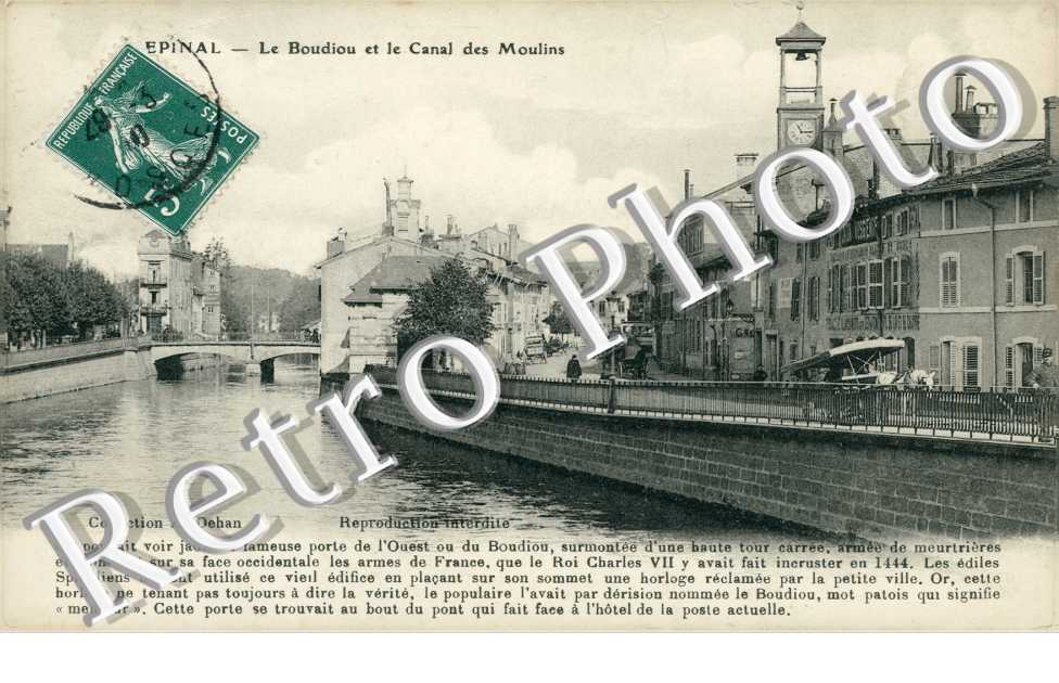 Le  Boudiou et le canal des Moulins