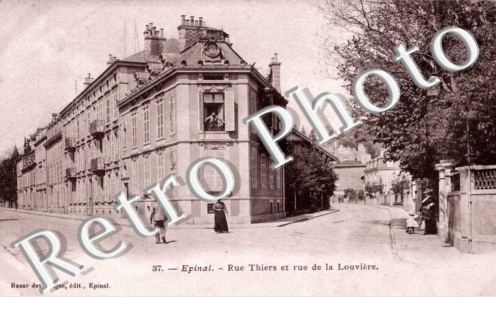 Rue Thiers et rue de la Louviere