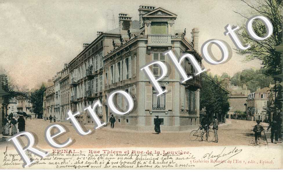 Rue Thiers et rue de la Louviere