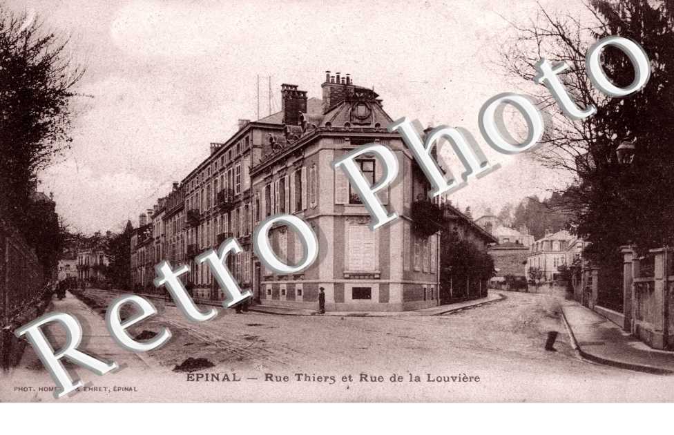Rue Thiers et rue de la Louviere