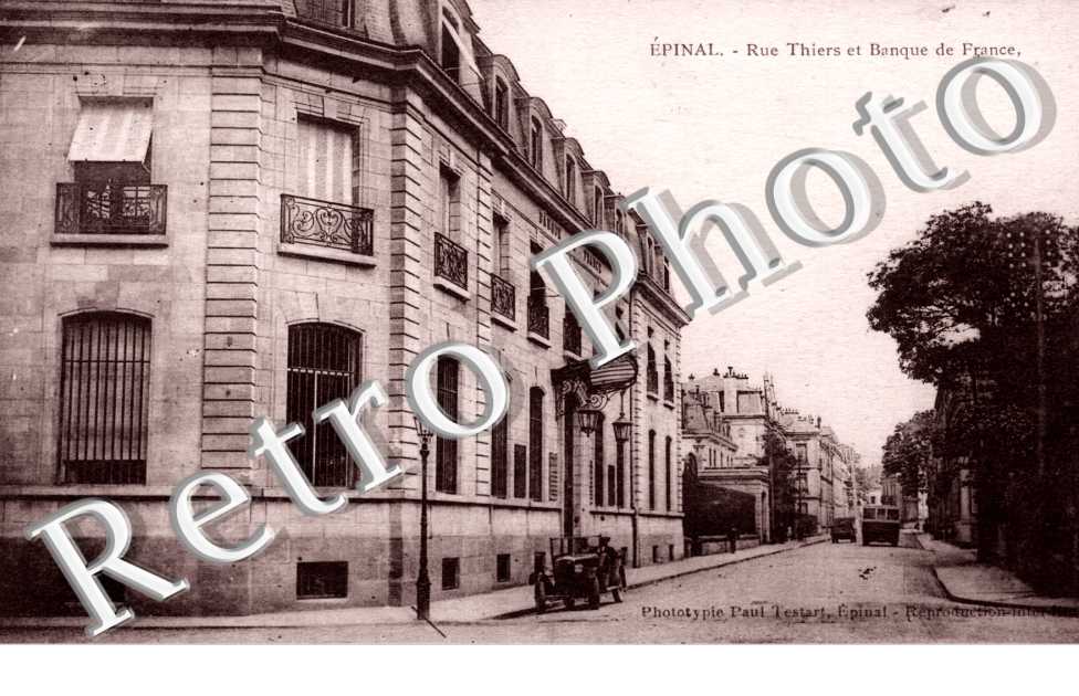 Rue Thiers et banque de France