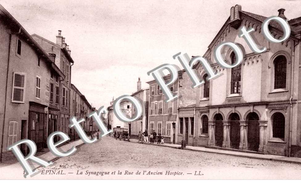 la Synagogue et la rue de l'ancien Hospice