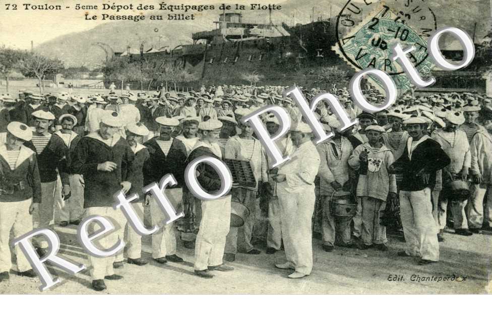 5eme Depot des Equipages de la Flotte, Le Passage au Billet