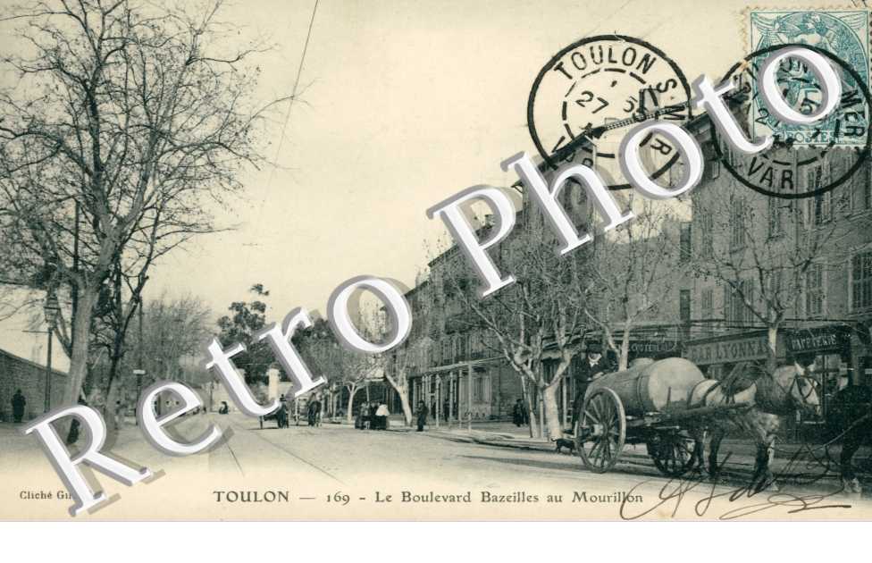 le boulevard Bazeilles au Mourillon