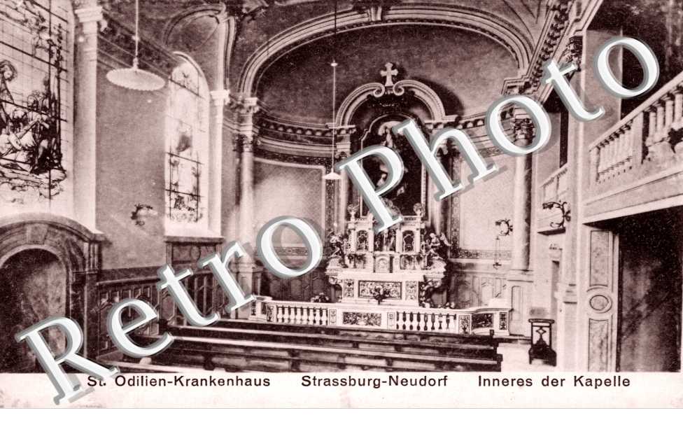 Saint Odilien-Krankenhaus, Strassburg-Neudorf, Inneres der Kapelle