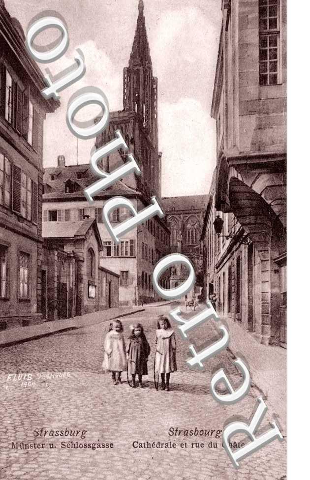 Munster und Schlossgasse - Cathédrale et rue du Château