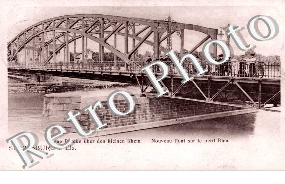 Neue Brucke uber den kleinen Rhein - nouveau pont sur le petit Rhin