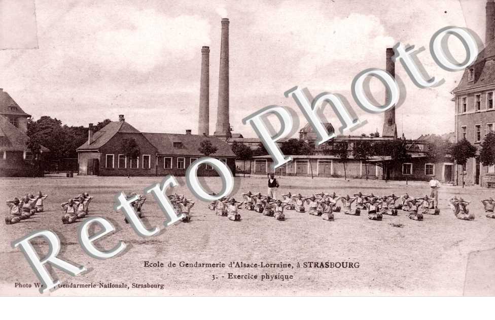 Ecole de Gendarmerie d'Alsace-Lorraine, Exercice physique