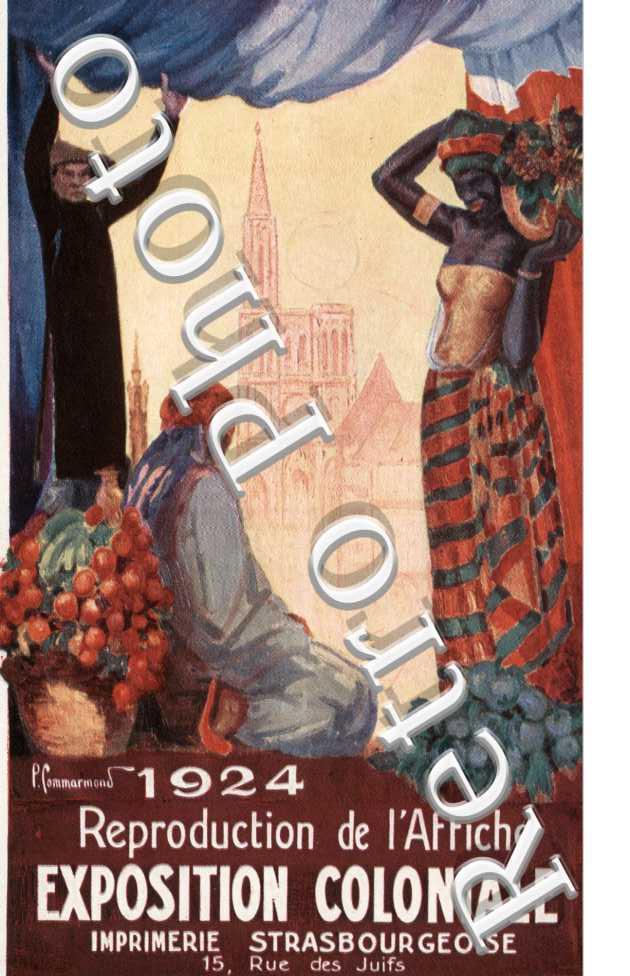 Reproduction de l'Affiche de l'Exposition Coloniale