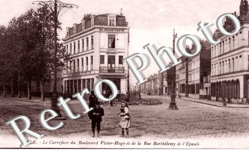 le carrefour du boulevard Victor Hugo et de la rue Barthelemy de l'Epaule