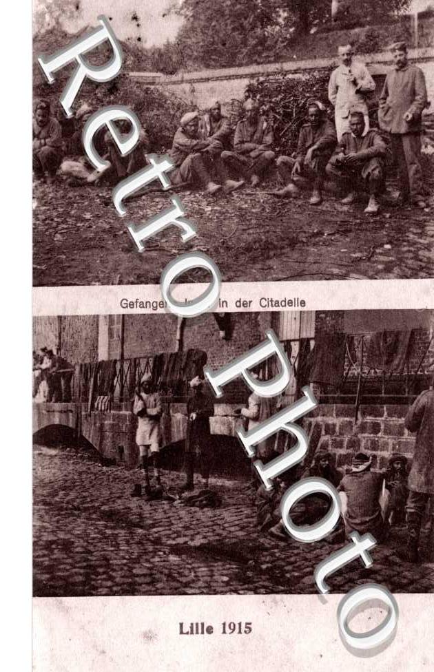 prisonniers dans la citadelle en 1915
