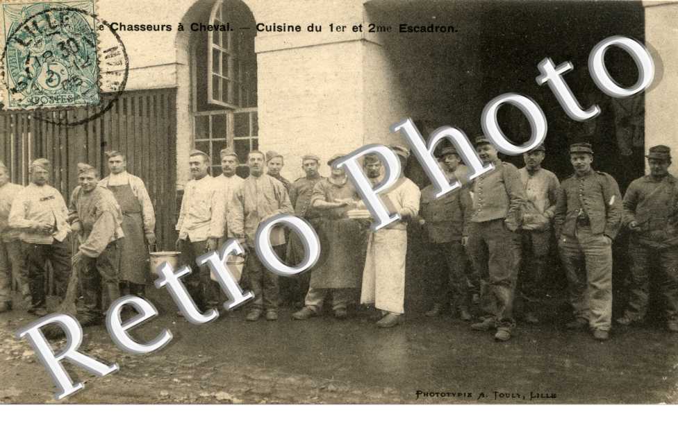Chasseurs a cheval - cuisine du 1er et 2eme Escadron
