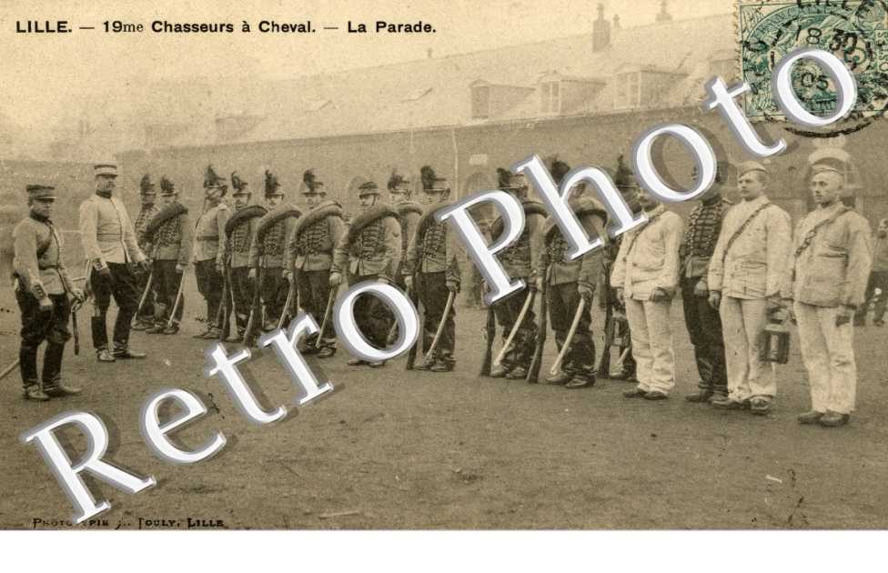 19eme chasseurs a cheval - la parade