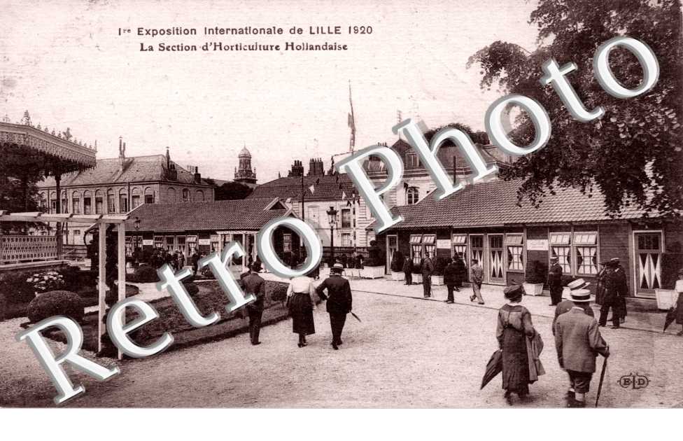 Exposition Internationale de Lille 1920 - la section d'horticulture Hollandaise