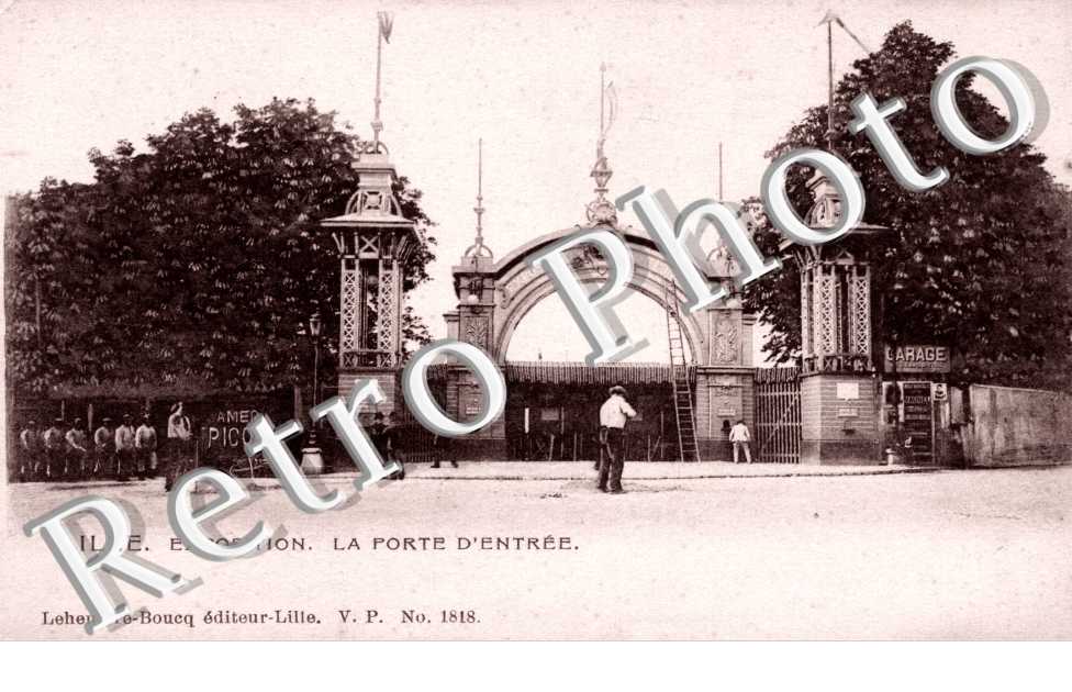 Exposition Internationale de Lille 1920 - la porte d'entrée