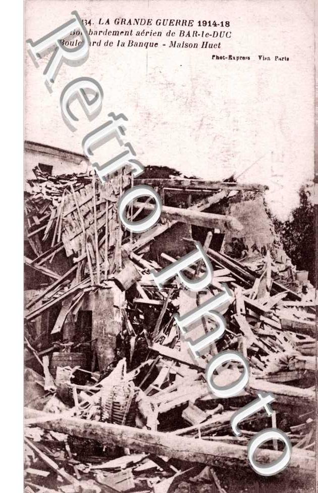 Bombardement  Aerien - Boulevard de la Banque