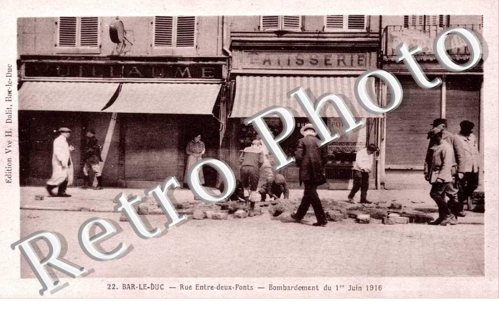 rue Entre-deux-Ponts Bombardement du 1er juin 1916