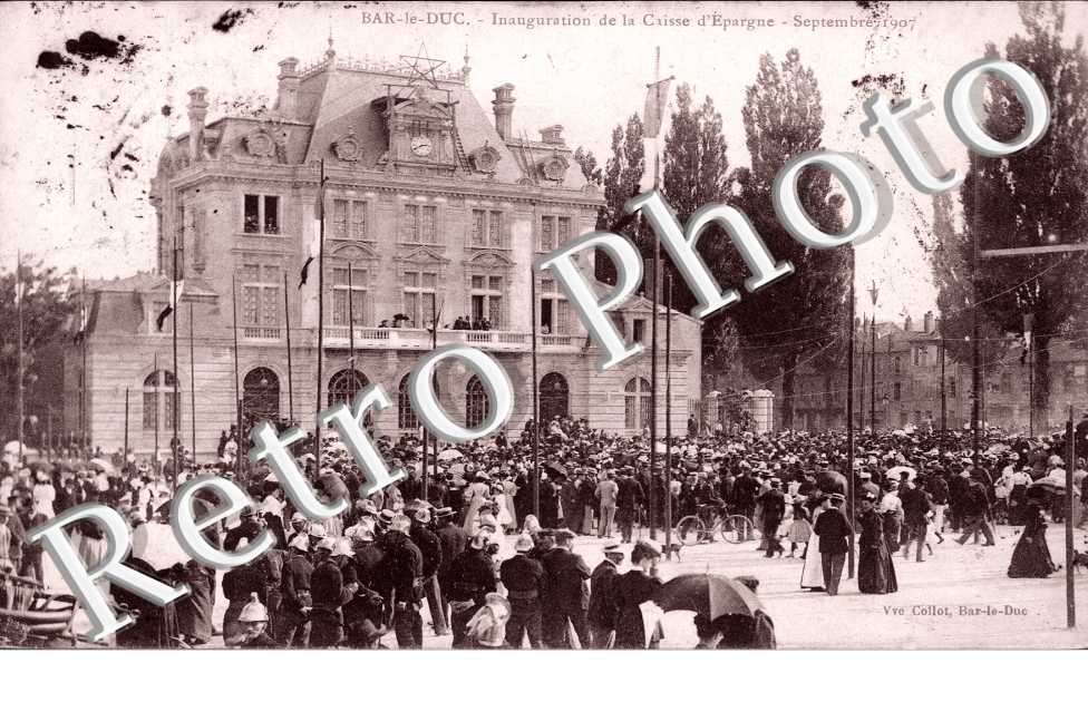 inauguration de la Caisse d'Epargne septembre 1907