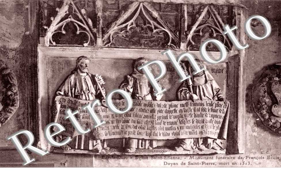 Eglise Saint Etienne - monument funeraire de Francois Brute