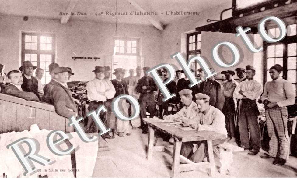 94 eme regiment d'infanterie L'habillement