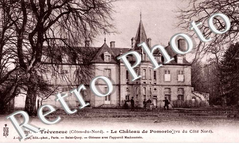 Chateau de Pomorio vu du cote nord