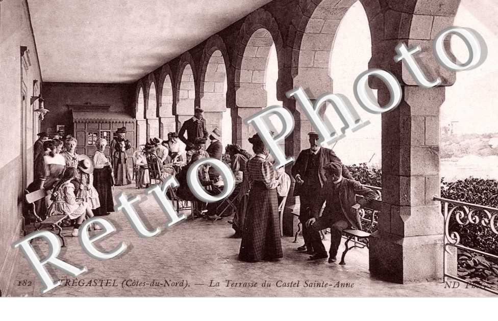 la terrasse du Castel Ste Anne
