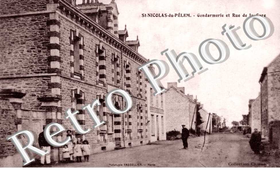 Gendarmerie et Rue de la Gare